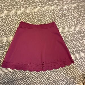LOFT Scalloped Skirt